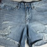  Shorts Women's Size 8 Lucky Brand Ripped Denim Boyfriend Shorts Photo 0