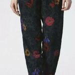 Diesel  Black Floral P-Filo Jogger Pants Size Small Photo 0