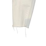 Tahari White Raw Hem Fringe Ankle Skinny Classic Denim Jeans Women Sz 6 Photo 2