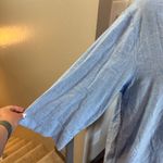 Lands' End Bundle of 2 Lands'‎ End Linen Blend V-Neck Tunic Tops Pink Blue 3/4 Sleeve L Photo 11