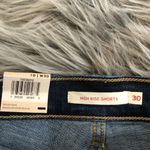 Levi's new nwt  high rise dark wash shorts size 30 Photo 2