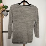 Madewell  Thermal Side Button Rib Marbled Long Sleeve Size Medium‎ Photo 4
