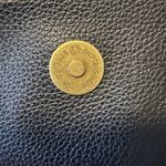 Vintage Tignanello Handbag‎ Black Genuine Leather Purse Tote Photo 6