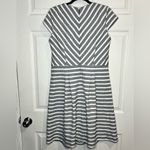 Shelby & Palmer  Women’s Striped Dress - Size 14 - Black/White Photo 3