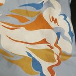 Reformation ππ Joanne Silk Dress ~ Hyperion Blue Print 10 NWOT Photo 10