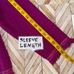 Vtg Purple Magenta Wool Ruffled Blazer Jacket XL Unlined Feminine Coquette Photo 8