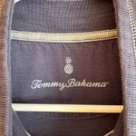 Tommy Bahama  Navy Blue Quarter Zip Short Sleeve Dress L Photo 5