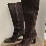 J.Crew Vintage Brown Leather Knee High Boots Photo 3