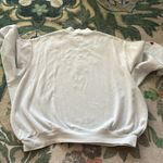 Bonworth Vintage  White Embroidered Sweater Crew Neck Photo 2