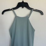 Madewell Flex Fitness Dress In Blue Horizon Muted Blue Grey Size S Photo 3