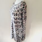 Cecico 12.  leopard fuzzy sweater size medium Photo 3
