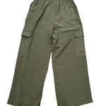 WAYF NWT Large Wide Leg High Rise Y2K Olive Green Cargo Pants Photo 1