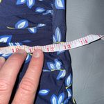 Anne cole  Women's Blue Floral Halter Tankini Top Size L Photo 7