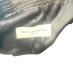 Dries Van Noten Black Geometric Print Woven Blazer Jacket Size 38 US 6 Photo 10