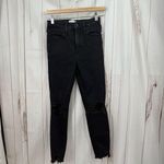 Abercrombie & Fitch  Women’s 2 Short High Rise Skinny Jeans Black Photo 0