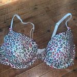 Victoria's Secret Victoria’s Secret cotton rainbow leopard spots lined Demi 34D bra Photo 0