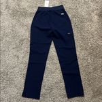 FIGS Women's Navy Blue High Waist Skinny Straight Leg Yola Scrub Pants NEW XXS Photo 5