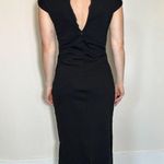FashionNova CEO Mindset Maxi Dress Size Large NWT Black Photo 4
