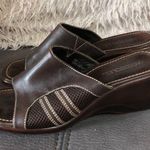 Aerosoles  Brown Leather Mules Size 8.5W Photo 0