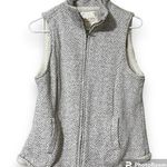 Altar'd State Altar’d State size small sweater grey mix vest full zip side pockets warm soft Photo 0