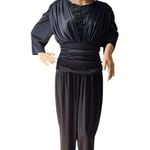 American Vintage Abby Kent Black Beaded Jumpsuit size small to medium Photo 5