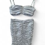 Salty  2 Piece Set Ruched Skirt and Crop Top Photo 1