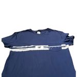 J.Crew  Factory Slim Fit Shirt Women's Small Navy Striped Casual Pocket Tee Photo 5