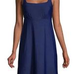Lands' End  Tummy Control UPF 50 Squareneck One-Piece Swim Dress Size: 8 Photo 0