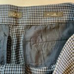 Loft NWOT -  - Women’s Blue & Black Gingham Plaid Capri Pants - Size 12 Petite Photo 5