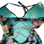 Shade & Shore NWT,  Teal Dream one Piece Swimsuit Photo 5
