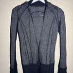 Lululemon  Daily Practice Jacket Size 6 Heathered Herringbone Heathered Black Photo 0