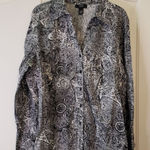 Alfani  Paisley Button-Up Shirt Photo 0