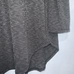 Scarlett Black & Gray Striped Hooded Open Front Lightweight Cardigan Tunic 1X Photo 5