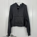 Lululemon XL/XXL Black Shimmer Oversized Half-Zip Hoodie Photo 2