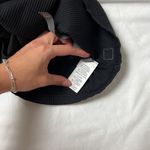 Vuori  black rib crop cross back tank top Photo 3