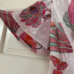 Banjanan Palak Dress Tropical Bird Print XS NEW Birdie Print White Dobby Revolve Photo 5