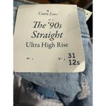 Abercrombie & Fitch  Curve Love ‘90s Straight Ultra High Rise Jeans – NWT-Size 31 Photo 5