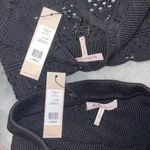 BCBGMAXAZRIA Black Crochet Set Photo 2
