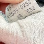 Levi's Vintage 80s  Acid Wash Pinstripe Denim Jeans High Waisted Cropped Fit Photo 8