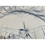 SheIn Pleated Mini Skirt ~ Size Medium ~ Light Blue Photo 5