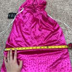 Lulu’s Radiant Satin Rhinestone Maxi Dress Pink Photo 12