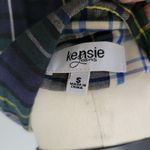 Kensie Jeans tartan plaid peplum popover size small Photo 5