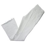 NWT Mother The Weekender Fray in Fairest Of Them All Stretch Flare Jeans 31 White Photo 11
