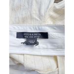 All Saints Payton Wide Leg Linen Blend‎ Pants  Metallic Stripe Size 2 Photo 10