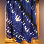 EXPRESS  Blue, Black &‎ White Dress w/ Criss-Cross Back Elasticized Waist Size XS Photo 2