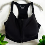Xersion  Medium Support Black 3X Sports‎ Bra Racerback Front Closure Full Figure Photo 0