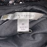 LC Lauren Conrad Lauren Conrad Gray/Silver Sequins Shirt Mini Dress Size Medium NWT Photo 3