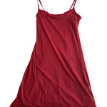 Cosabella L Semi Sheer Lingerie Slip Dress Wine Red Lace Trim Italian Sleepwear Photo 0