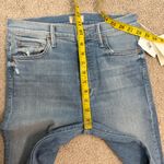 Mother The Insider‎ Crop Step Fray Jeans Thrilling Shots 28 Blue Photo 8