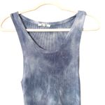 Splendid  Tie Dye Midi Knit Tank Dress Blue‎ Small Photo 2